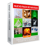 Pack Vectores Corte Láser Navidad