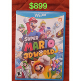Super Mario 3d World Para Nintendo Wii U Excelentes Cond