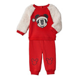 Disney Store- Conjunto Pants 2 Piezas Bebe Niño Navidad 