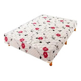 Sommier Cannon Soñar 130 X 190 Base De Cama Estampado Floreado