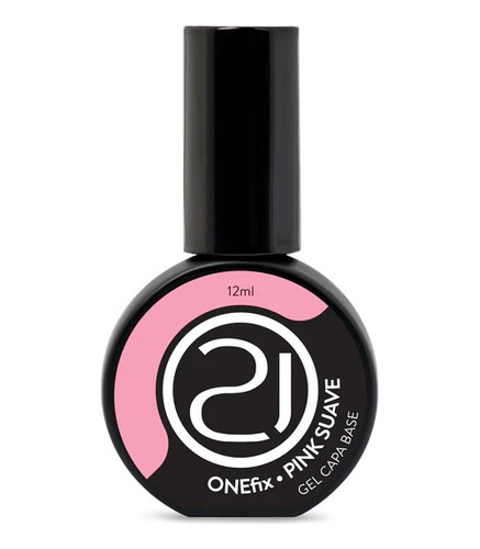 One Fix Pink Suave Nails 21 Capa Base 12ml