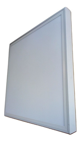 Plafon Panel Led 60x60 48w Luz Fria Aplicar Blanco Interelec