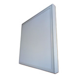 Plafon Panel Led 60x60 48w Luz Fria Aplicar Blanco Interelec