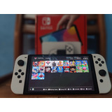 Nintendo Switch Oled Desbloqueado Novo + 20 Jogos (sd 128gb)