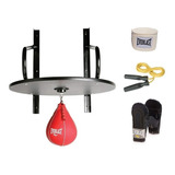 Soporte Puching Rotor Boxeo Everlast Kit Guantines