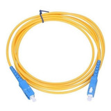 Patch Cord De Fibra Óptica Sc/upc A Sc/upc 2 Mts Tuolima 3mm