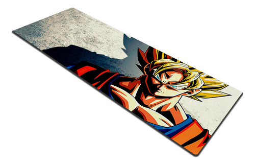 Mouse Pad Gamer 78x30 Cm Xl Antideslizante Dragon Ball Mod10