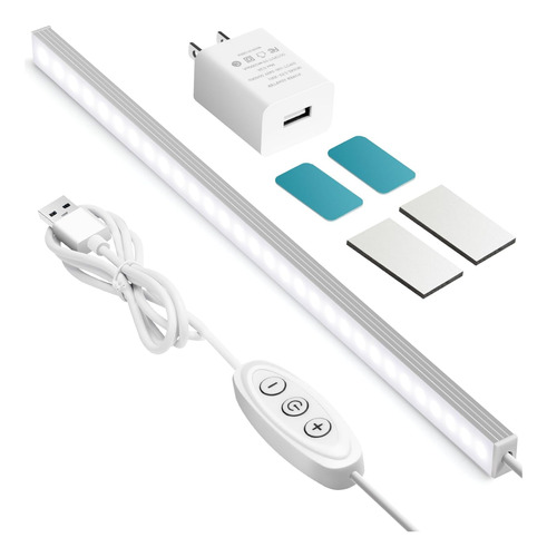 Luz Led Glvsae Para Bajo Cabinete, Blanca, 9 Niveles, 30 Cm