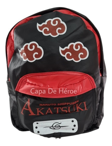 Mochila Naruto Itachi Kakashi Escolar Antirrobo Impermeable