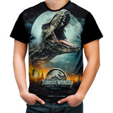 Camiseta Camisa Jurassic Dinossauros Selva Park World 2