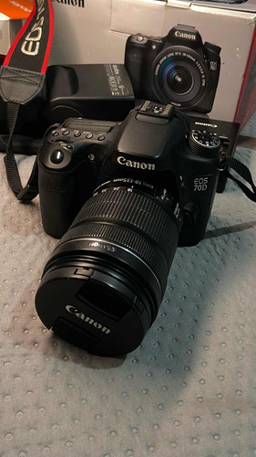 Camera 70d Kit Completo Com Flash 