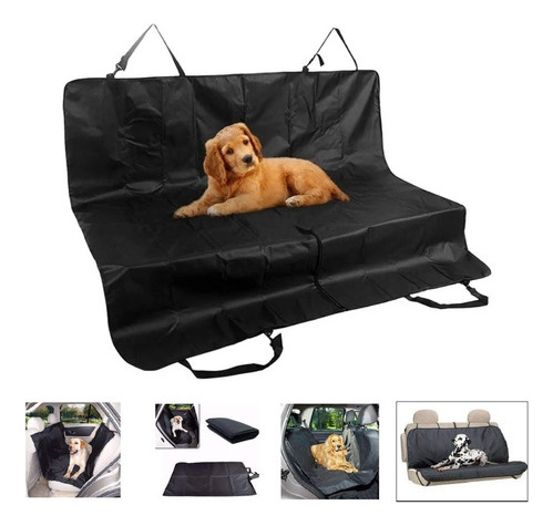 Cubre Asiento Auto Mascotas Perro Impermeab Reforzado Broche