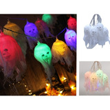 2.5m 10led Luces Decoración De Halloween Fantasmas Esqueleto