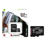 Tarjeta Microsd 512gb Canvas Selectplus 100mb/s Clase 10 A1