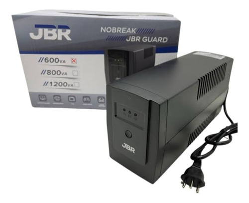 Nobreak Jbr 600va 110v Ideal P/ Camera Cftv Tv Pc Segurança