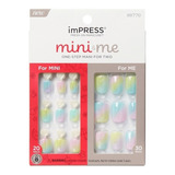 Uñas Impress Mini&me / Press-on - Modelo Slime