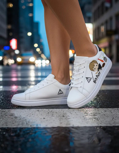 Tenis Bordado De Harry Potter Patronum