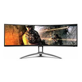 Monitor Dual Qhd 5120x1440 Curvo 49'' Aoc  Ag493ucx Color