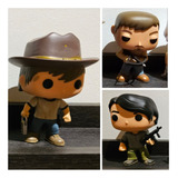 Funko Pop The Walking Dead X 3 Sin Cajas Perfecto