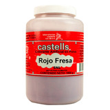 Colorante Comestible En Polvo Castells Rojo Fresa 1 Kg