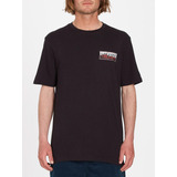 Polera Surf Vitals Jack Robinson Negro Hombre Volcom