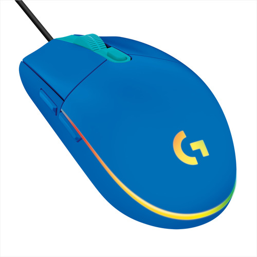 Logitech G203 Lightsync, Mouse Gamer Rgb / 8000dpi - Azul