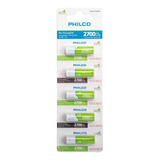  Pilas Tira Recargable Aa X 5 2700 Mah Philco; Electrotom 