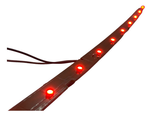 Tira De Led 40cm En Color Rojo Para Stop De Auto