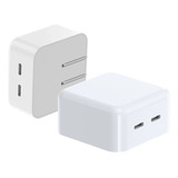 Turbo Cargador 35w Dos Puertos Usb C Cubo Para Apple Android