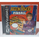 Jogo Austin Powers Pinball Para Ps1 Original Americano Black