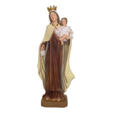 Estatua Virgen Del Carmen Figura Religiosa 