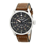 Citizen Hombres Correa De Cuero Marron Ecodrive Reloj Con Fe