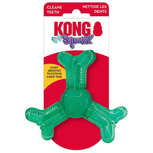 Kong Squeezz Dental Roller Bone Small - Juguete Para Perros