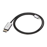 Cable De Aluminio Usb-c Displayport - 3 Pies