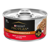 Alimento Para Gatos Húmeda  Res Y Pollo   24 Latas De  3 Oz