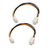 Cable Matters (paquete De 2) Atx Power Supply Cable De Exten