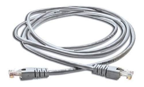 Cable De Red / Patch Cord Certificado Cat6 3 Mts Gris