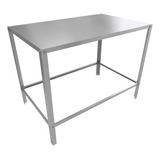 Mesa Inox Industrial 92cmx53cmx84cm | Direto Da Indústria