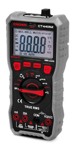 Multimetro Multi Tester Digital Portatil 750v Crown