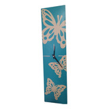 Reloj De Pared Mariposa 