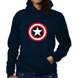 Sudadera Mujer  Capitan America Mod-1