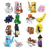 Minifiguras De Minecraft Kit De 16 Piezas Legos Steve