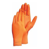 Guantes Nitrilo Color Naranja O Rosa Sin Polvo 200pz