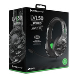 Audifonos Lvl 50(pdp) Xbox One, Series X, W10 048-124-na-cam Color Camuflaje Negro