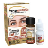  Kit Henna Para Sobrancelhas Nova Estética - !! Tom Marrom