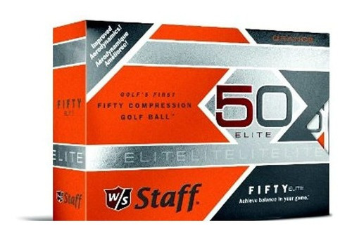 Paquete De 12 Pelotas De Golf Bastón Fifty Elite De Wilson