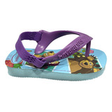 Chinelo Elástico Papete  Baby Masha E O Urso Havaianas