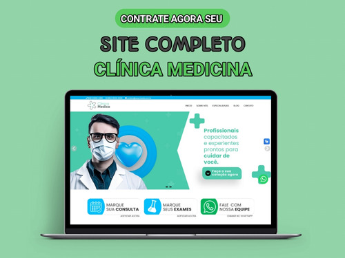 Script Site Clínica Medicina Pronto Institucional Em Php