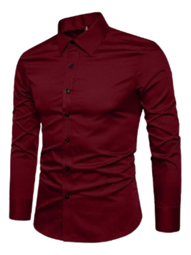 Camisa Social Masculina Slim Luxo Executiva