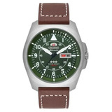Relógio Orient Automático Verde Militar F49sc019 E2nx